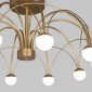 Потолочная люстра Eurosvet Ragno 90031/10 LED золото