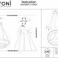 Подвесной светильник Maytoni Rim MOD058PL-L74W3K