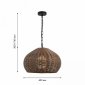 Подвесной светильник Favourite Wicker 4883-1P