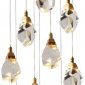 Подвесной светильник DeLight Collection Crystal rock II 9701P/10R brass