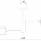 Потолочная люстра Eurosvet 70127/6 черный