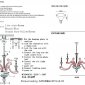 Подвесная люстра Crystal Lux Catarina SP12+6 V2 Gold/Transparent-Cognac