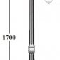 Наземный фонарь KRAKOV 1 L 87208L/18 Gb