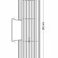 Уличный настенный светильник Italline IT3048