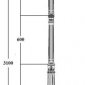 Наземный фонарь Oasis_Light BARSELONA 81210B/E7 Bl