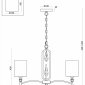 Подвесная люстра Freya Riverside FR1007PL-05N