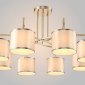 Потолочная люстра Crystal Lux Sergio PL8 Gold