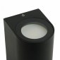 Светильник садово-парковый Feron DH023,на стену, GU10 MR11 230V, черный