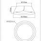 Потолочный светильник MyFar Cordelia MR9120-CL