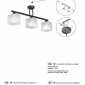 Потолочная люстра Vitaluce V4232-1/3PL
