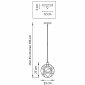Подвесной светильник Lightstar Gabbia 732417
