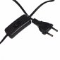 Настольная лампа (UL-00002120) Uniel TLI-221 Black E27