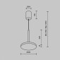 Подвесной светильник Maytoni Plato P076PL-L12W3K-B