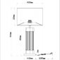 Интерьерная настольная лампа Stefania A5053LT-1PB