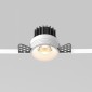 Точечный светильник Maytoni Round DL058-7W3K-TRS-W