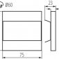 Подсветка лестницы Kanlux TERRA LED W-CW 26843