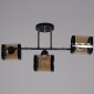 Потолочная люстра  09063-3.3-03 BK+FG