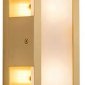 Бра DeLight Collection Wall lamp F037/L gold/white