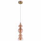 Подвесной светильник Crystal Lux Iris SP1 A Amber