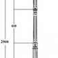 Наземный фонарь BARSELONA 81210A 10 E7 down Gb