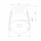Светильник встраиваемый Elektrostandard a070927