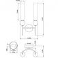 Бра Illis V11794-2W