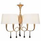 Подвесная люстра Mantra Paola Painted Gold 3540