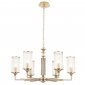 Подвесная люстра Crystal Lux Gloria SP6 Brass