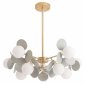 Потолочная люстра Arte Lamp Peacock A1369SP-10GY