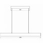 Подвесной светодиодный светильник Maytoni Step P010PL-L30W4K