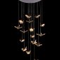 Подвесная люстра Alma LE7706/17 Black Chrome
