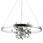 Подвесная люстра Crystal Lux GARDEN SPLED+4 D800 CHROME