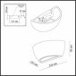 Настенный светильник Odeon Light Gips 3551/1W