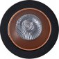 Точечный светильник Reluce 16085-9.0-001PT MR16 BK+ROSE GD