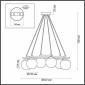 Подвесная люстра Lumion Randi 5212/6