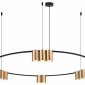 Подвесная люстра Denkirs Orbit DK4067-BK+SG