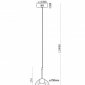 Подвесной светильник Lora MR1082-PL