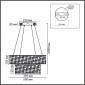 Подвесная люстра Sava 8373/55L