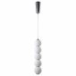Подвесной светодиодный светильник Crystal Lux Desi SP5 Chrome/White