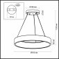 Подвесной светодиодный светильник Odeon Light Sole 4066/50L
