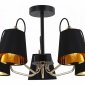 Потолочная люстра Illumico IL6120-5COU-79 BK GD