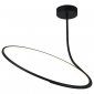 Подвесной светодиодный светильник Italline IT013-6025 black 3000K
