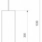 Подвесной светильник Elektrostandard DLR023 12W 4200K черный матовый