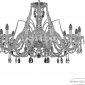 Подвесная люстра Bohemia Ivele Crystal 105 105/12/360 Ni