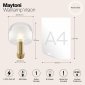 Бра Maytoni Vision MOD411WL-01G