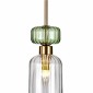Подвесной светильник Escada Gloss 1141/1S Green/Clear