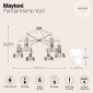 Потолочная люстра Maytoni Modern MOD030PL-06GR
