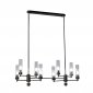 Потолочная люстра AM-Group INDIGO SPL8 PEARL BLACK