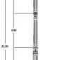 Наземный фонарь ARSENAL L 91210LB E7 02 Bl