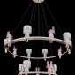 Подвесная люстра Marie LE7719/10+5 Nickel